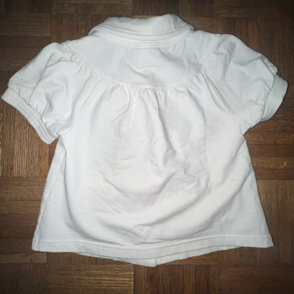 Cherokee White Button Down Kids Shirt - Picture 4 of 4